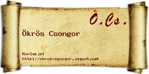 Ökrös Csongor névjegykártya